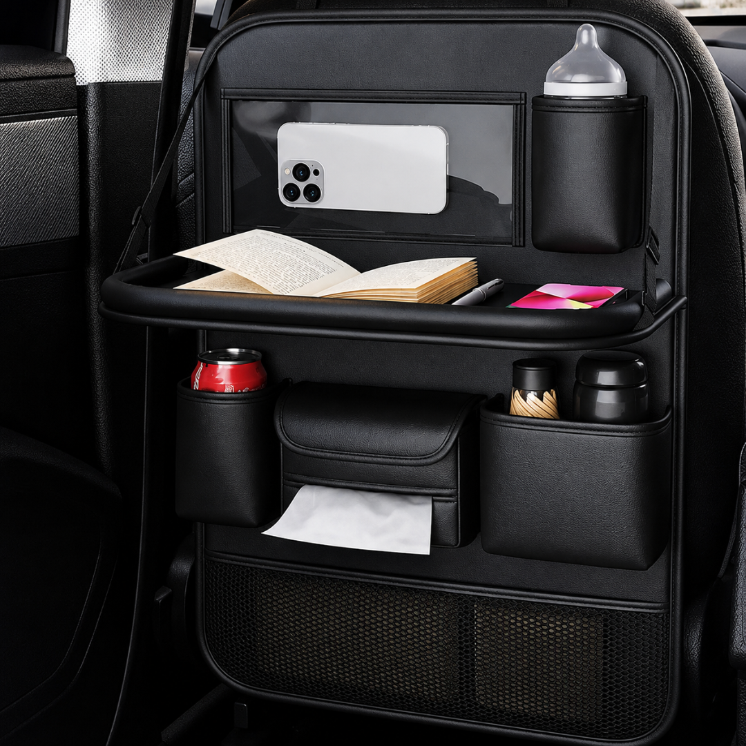 Car BackSeat Organizer with Foldable Tray Table, SKU: 7099