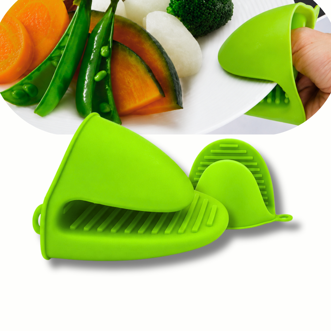 ADM Heat-Resistant Silicone Kitchen Gloves – 1 Pair (2pcs), SKU: 006-2