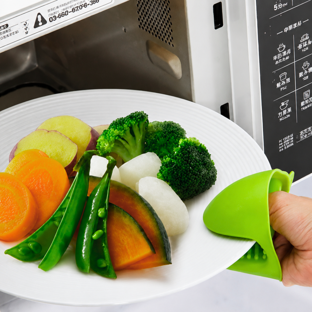ADM Heat-Resistant Silicone Kitchen Gloves – 1 Pair (2pcs), SKU: 006-2