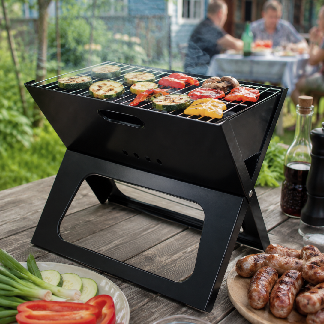ADM Foldable BBQ Camping Grill, SKU: 7089