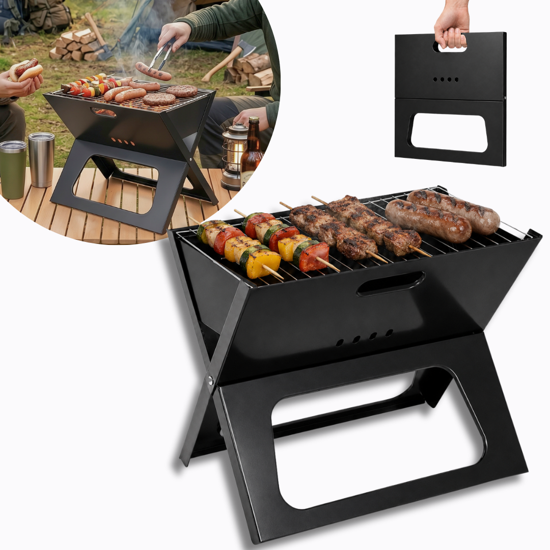 ADM Foldable BBQ Camping Grill, SKU: 7089