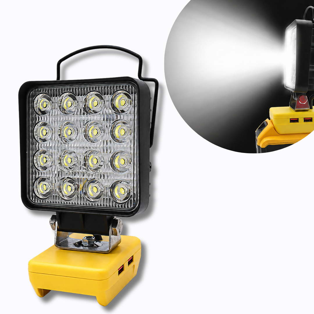 Cordless battery operated LED Work Light with USB Charging – 4800LM, SKU: 7094