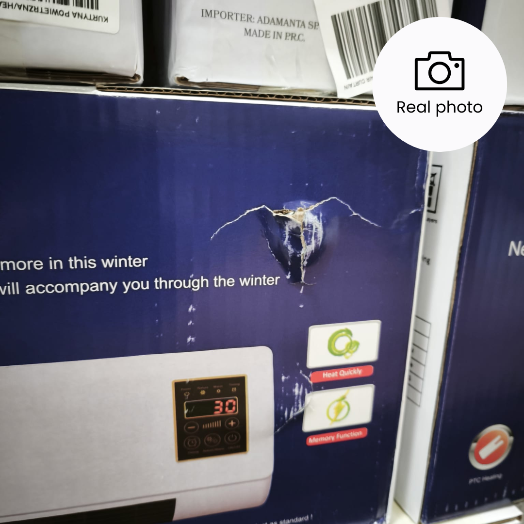 ADM Air Curtain 1200W | Cool Fan & Heating Modes | Remote Control, SKU: 2069_boxdmg | OUTLET - Image 6