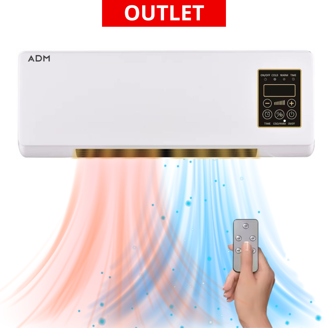 ADM Air Curtain 1200W | Cool Fan & Heating Modes | Remote Control, SKU: 2069_boxdmg | OUTLET