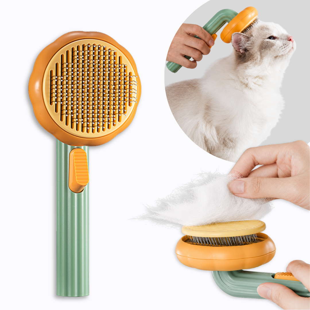 Self-Cleaning Pet Grooming Brush, SKU: 3010