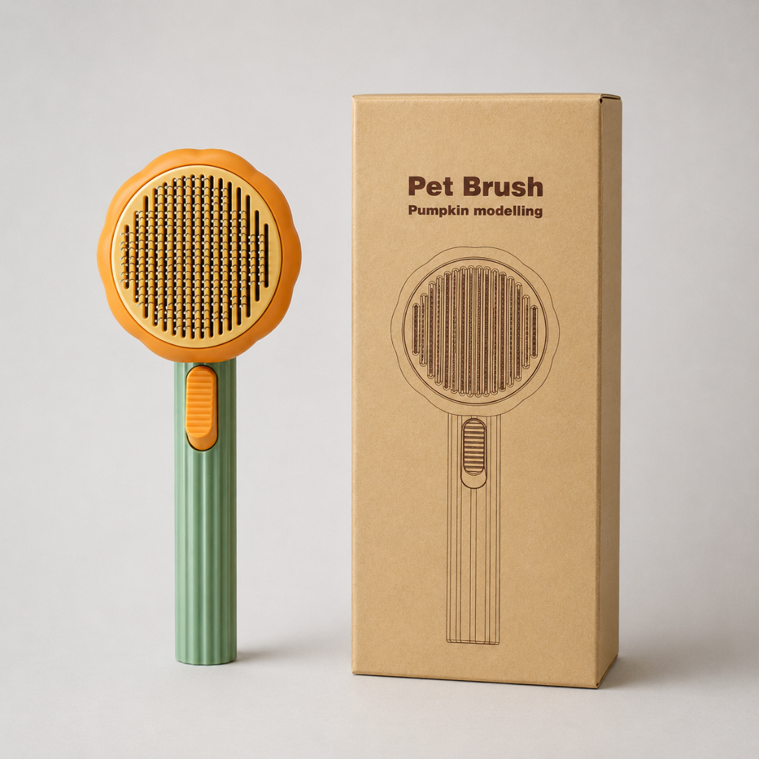 Self-Cleaning Pet Grooming Brush, SKU: 3010 - Image 3