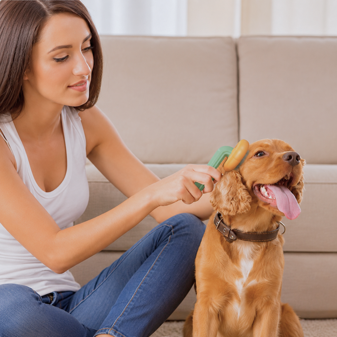 Self-Cleaning Pet Grooming Brush, SKU: 3010 - Image 6