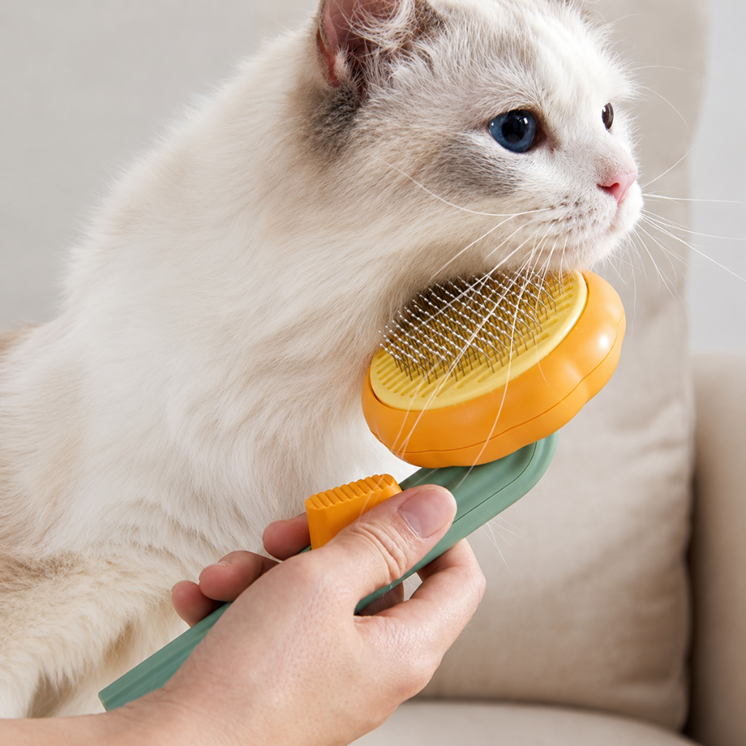 Self-Cleaning Pet Grooming Brush, SKU: 3010