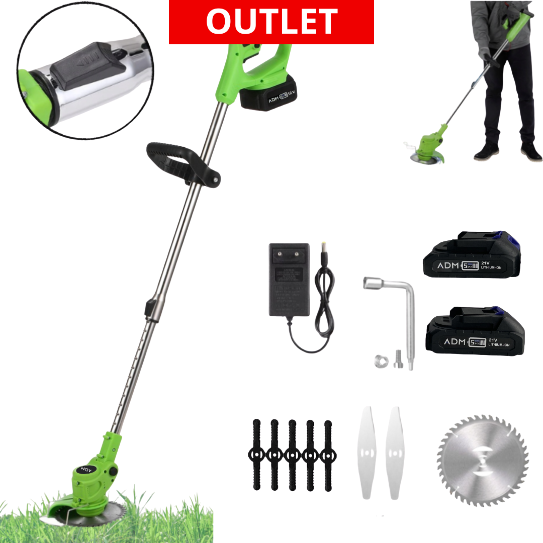 ADM Cordless Lawn Trimmer with Lithium Battery | OUTLET, SKU: 456