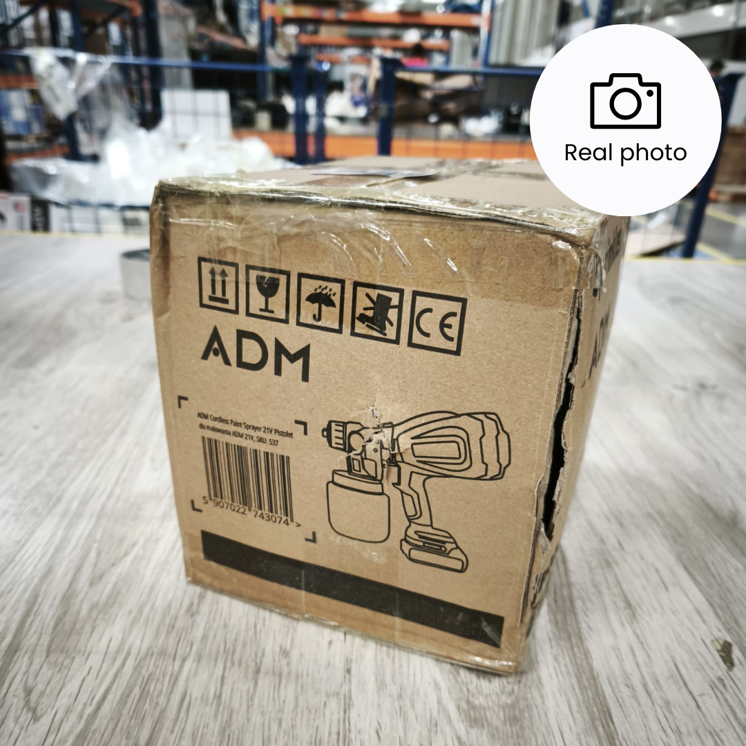 ADM Cordless Paint Sprayer 21V with 2 Lithium Batteries, SKU: 537_boxdmg | OUTLET - Image 3