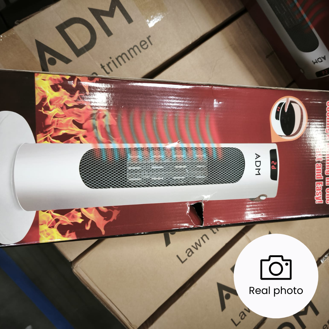 ADM Air Blower with Cool Fan & Heating Modes | Oscillation | 1500W, SKU: 6062_boxdmg | OUTLET - Image 3