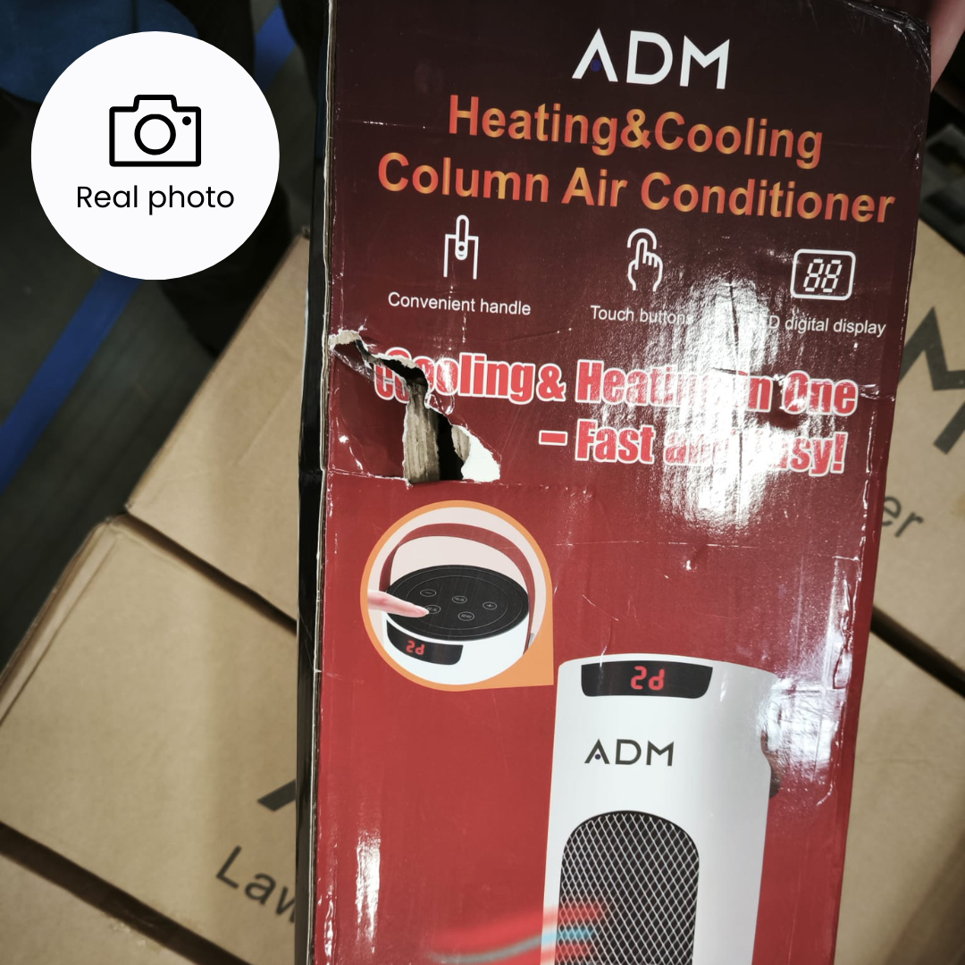 ADM Air Blower with Cool Fan & Heating Modes | Oscillation | 1500W, SKU: 6062_boxdmg | OUTLET