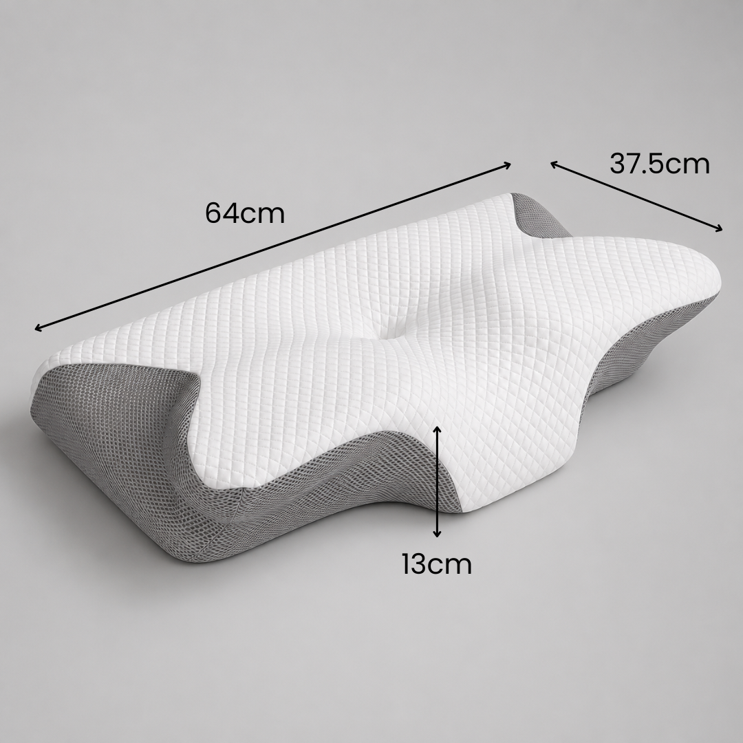 ADM Orthopedic Memory Foam Pillow for Neck Pain Relief, SKU: 7092 - Image 2
