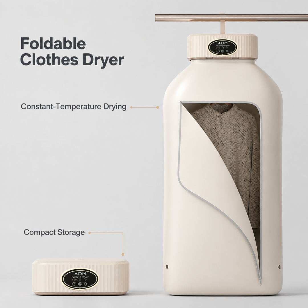 ADM Portable Folding Clothes Dryer – 600W, SKU: 6014