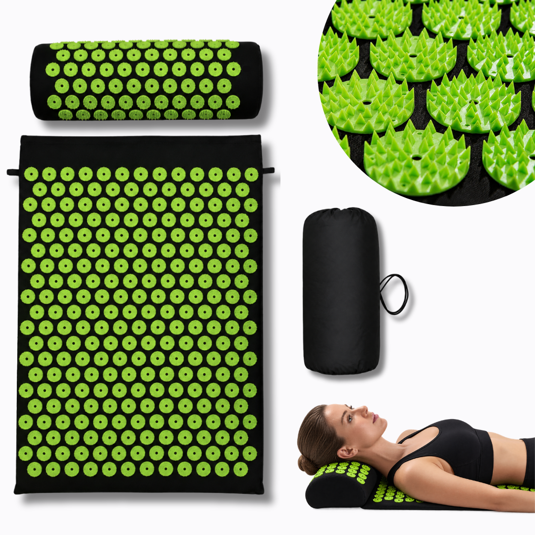 ADM Acupressure Mat and Pillow Set for Pain Relief, SKU: 7097