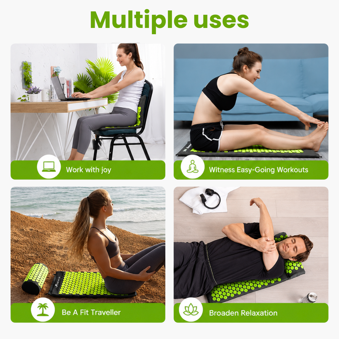 ADM Acupressure Mat and Pillow Set for Pain Relief, SKU: 7097 - Image 5