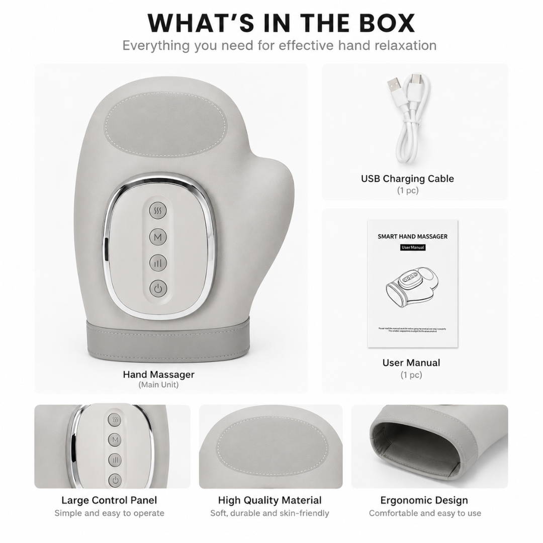 ADM Cordless Smart Hand Massager With Heat, SKU: 7100 - Image 4