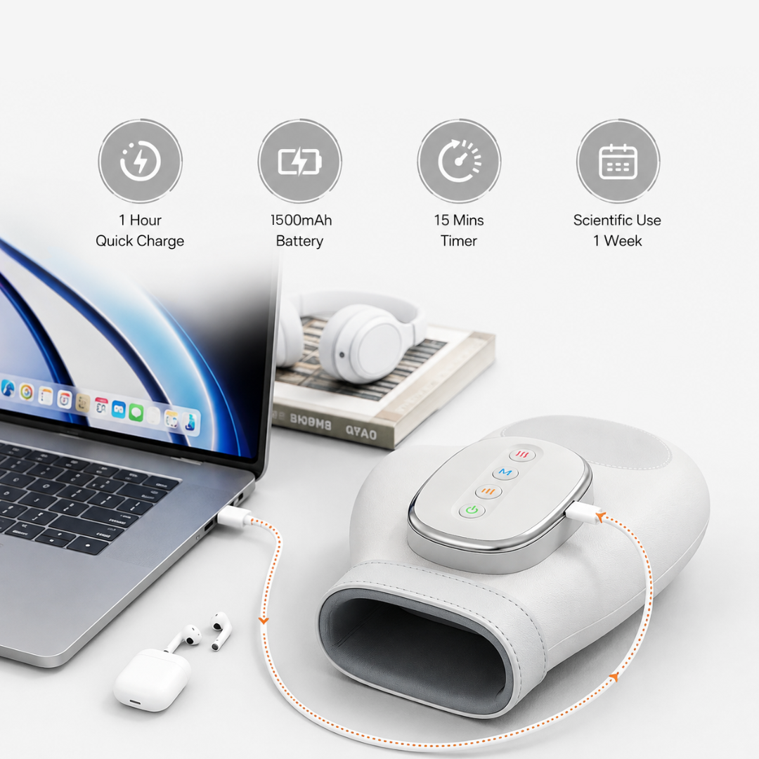 ADM Cordless Smart Hand Massager With Heat, SKU: 7100 - Image 8