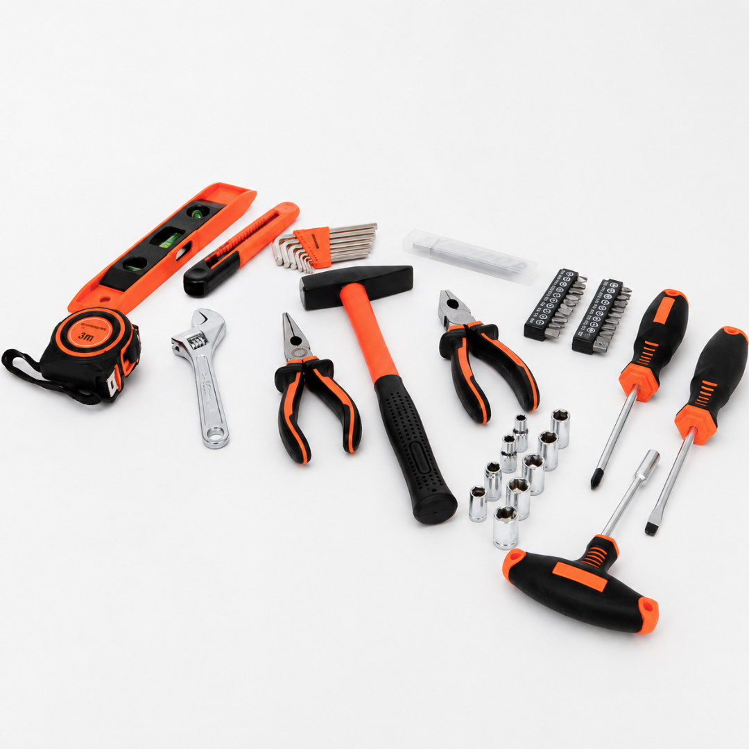 ADM 57-Piece DIY Home Repair Tool Kit With Storage Case, SKU: 7103