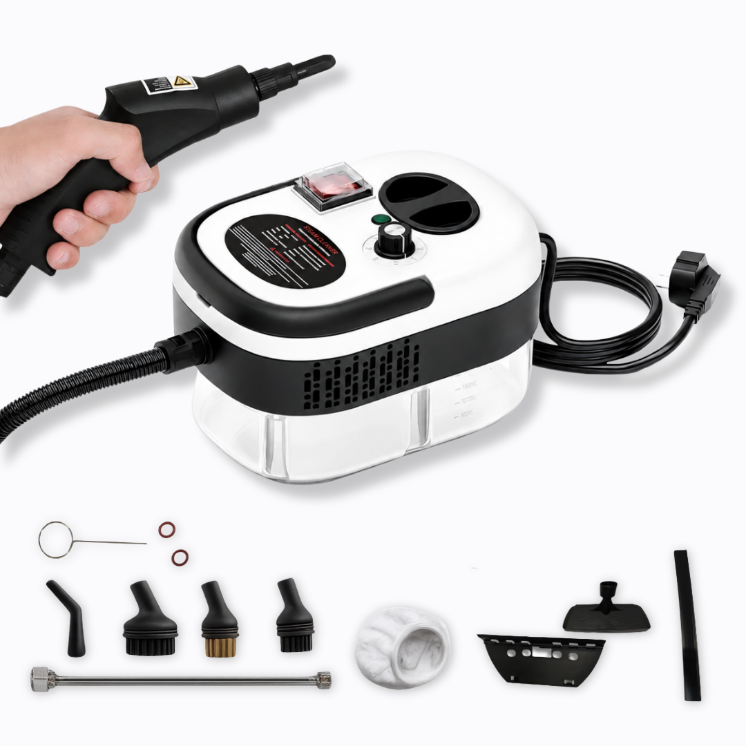 ADM Portable Steam Cleaner with 6 Attachments – 2500W, SKU: 7104