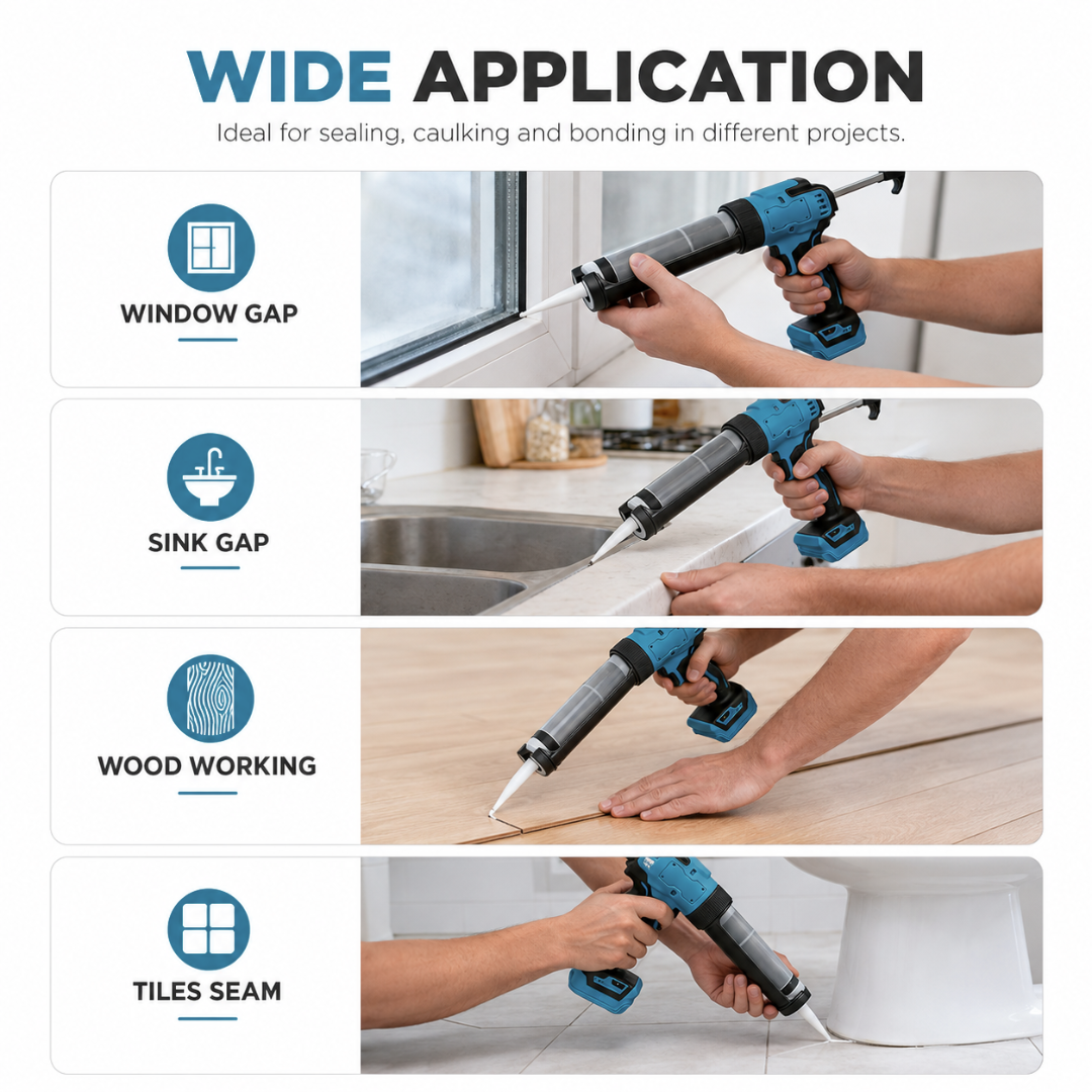 20V Cordless Electric Caulking Gun with ADM Battery, SKU: 7105 - Image 4