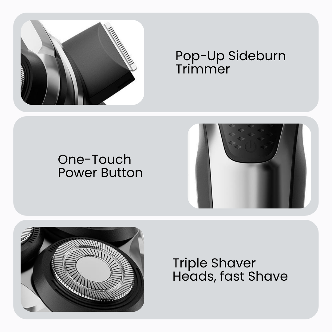 ADM Cordless Electric Rotary Shaver, SKU: 7106 - Image 3