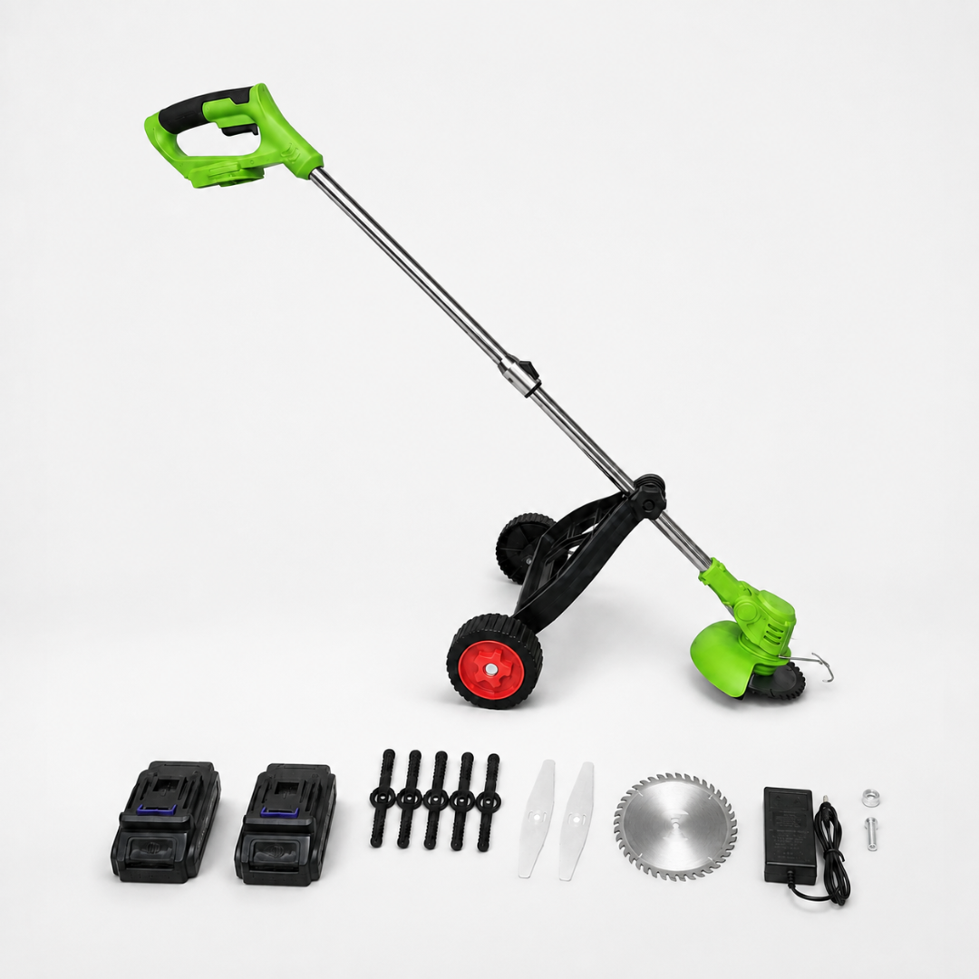 ADM Cordless Lawn Trimmer with Support Wheels, SKU: 7133