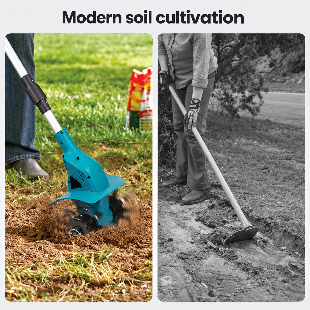 ADM Foldable Battery Powered Garden Tiller, SKU: 7035-1 - Image 8