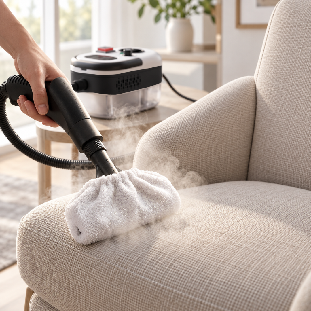 ADM Portable Steam Cleaner with 6 Attachments – 2500W, SKU: 7104