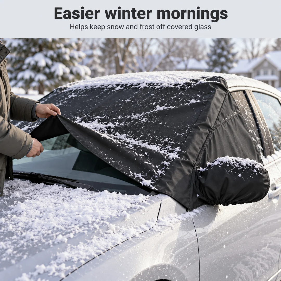 All-in-One Universal Car Windshield Cover, SKU: 7125 - Image 4
