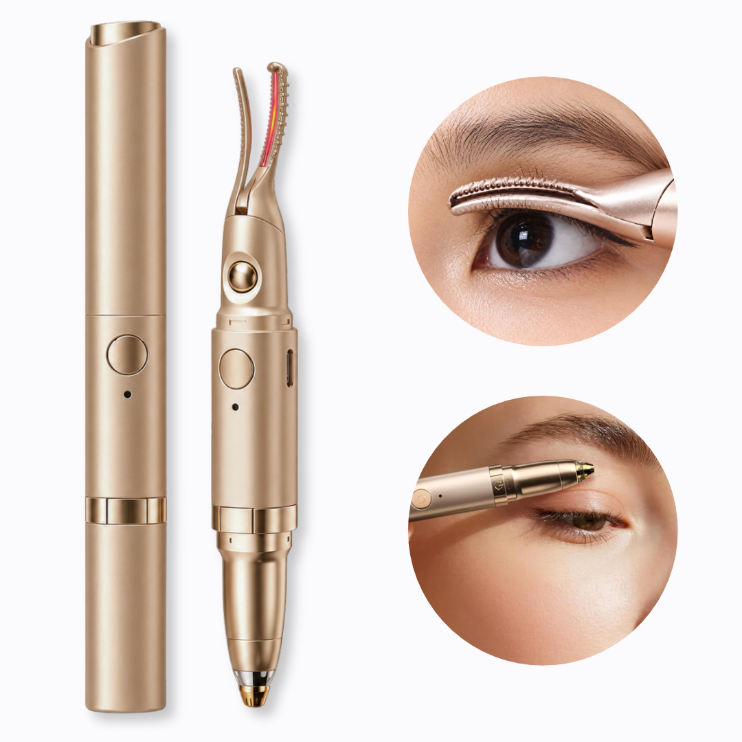 2-in-1 Electric Eyelash Curler & Eyebrow Trimmer, SKU: 7150